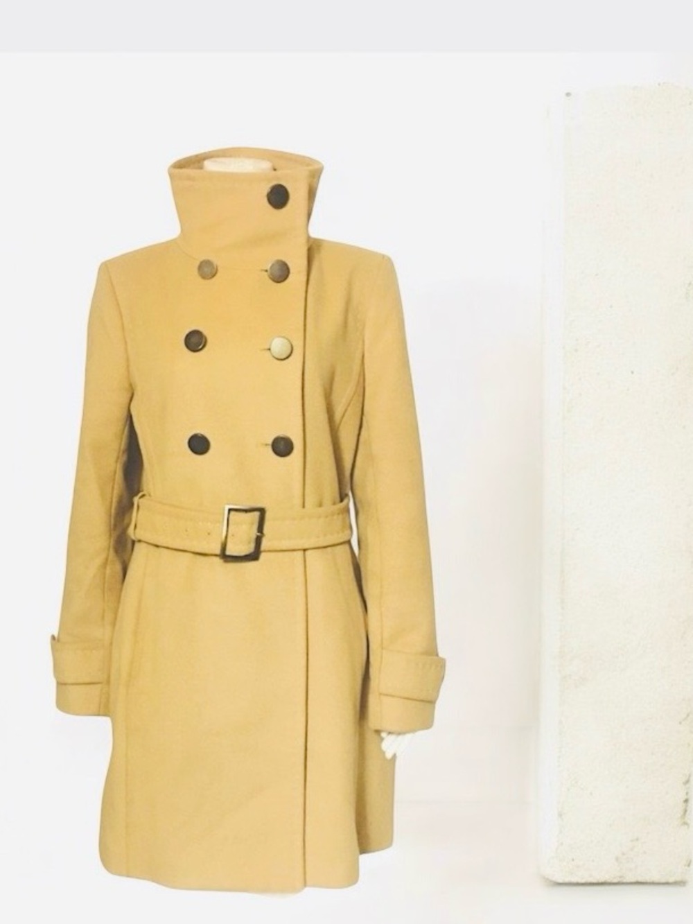 Babaton Virgin Wool Cashmere Coat Size L